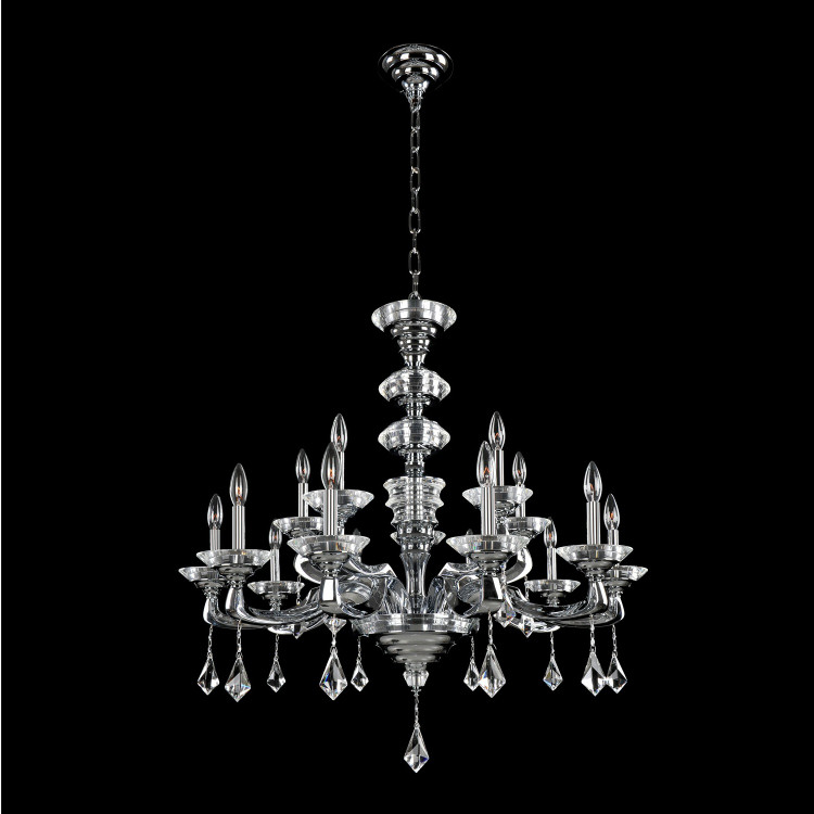 Allegri - 027752-010-FR001 - 12 Light Chandelier - Cosimo - Chrome