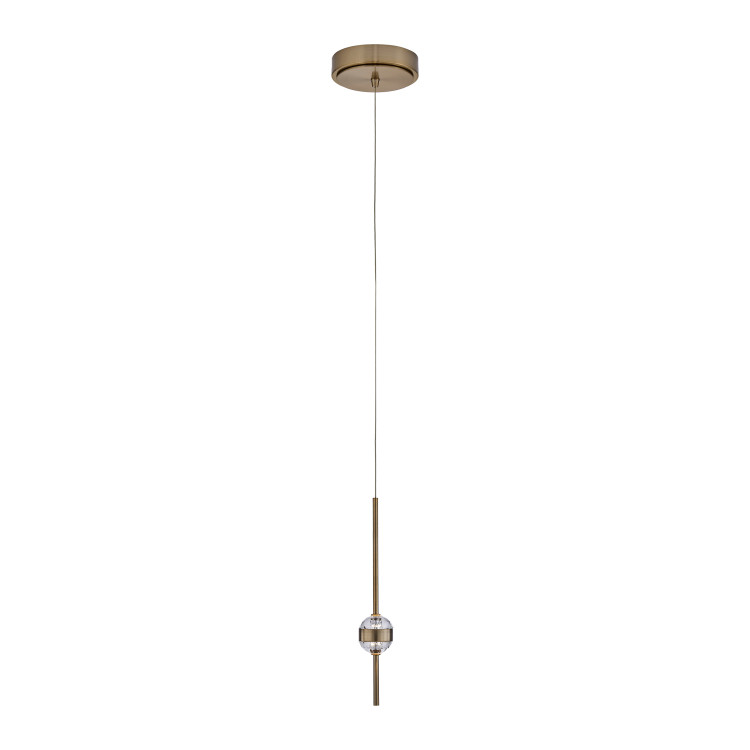 Allegri - 047611-044-FR001 - LED Mini Pendant - Goccia - Winter Brass