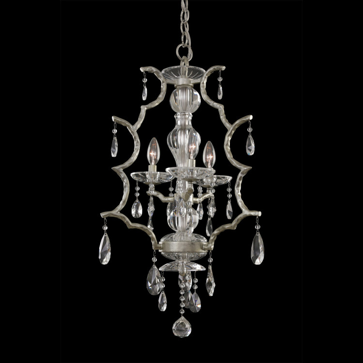 Allegri - 090070-040-FR001 - Three Light Chandelier - Shorecrest - Sliver Dollar