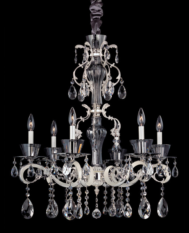 Allegri - 10096-017-FR001 - Six Light Chandelier - Locatelli - Silver