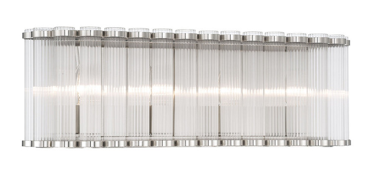 Eurofase - 50042-029 - Four Light Vanity - Glasbury - Polished Nickel