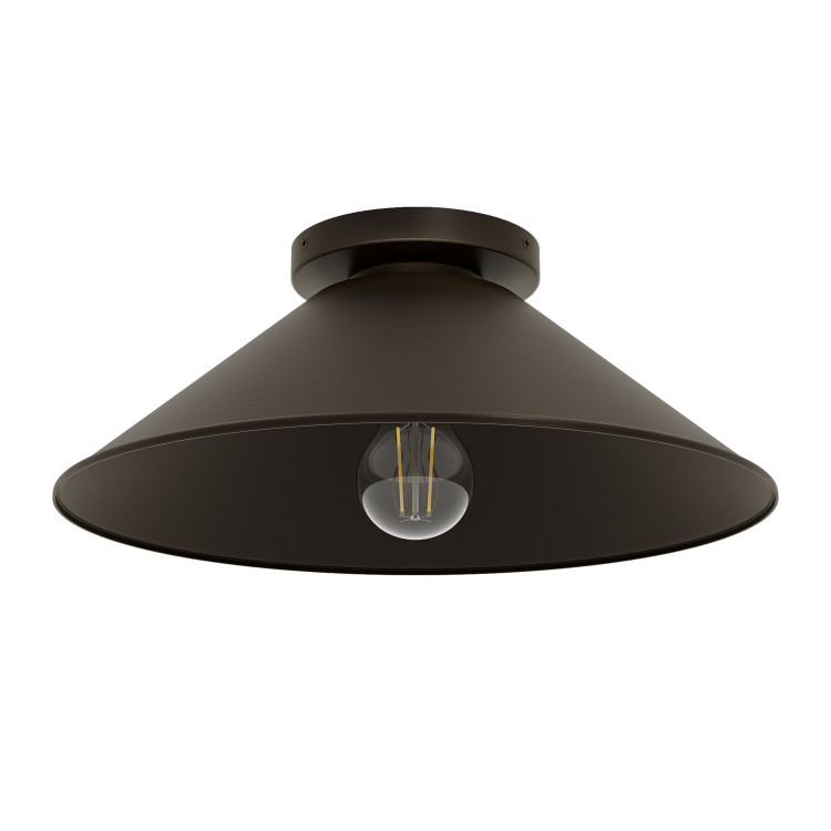 Hunter - 46025 - One Light Outdoor Flush Mount - Skyflow - Matte Bronze
