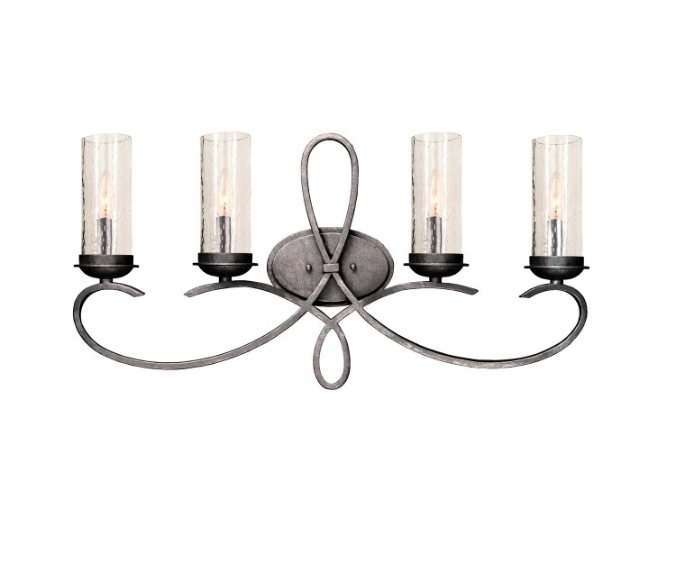 Kalco - 2664PS/1100 - Four Light Bath - Grayson - Pearl Silver