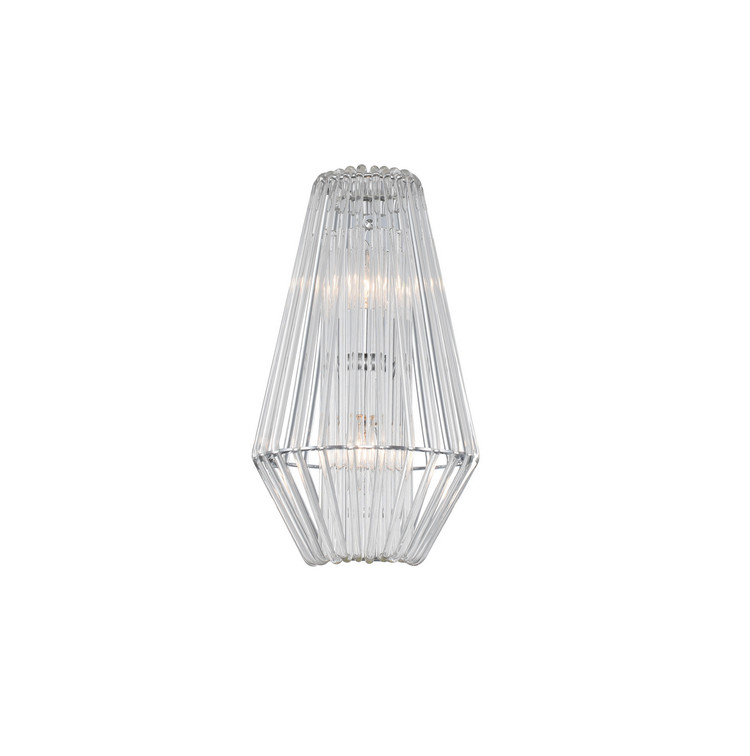 Kalco - 508420CH - Two Light Wall Sconce - Taza - Chrome