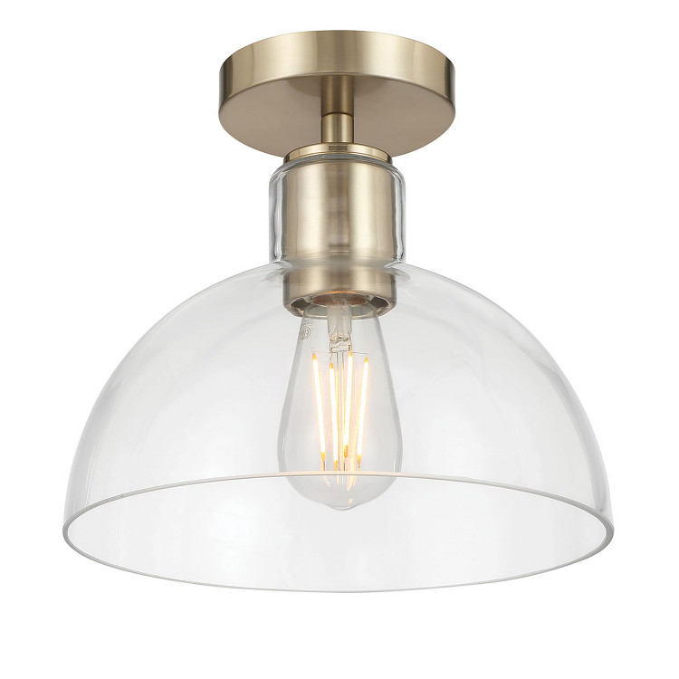 Millennium - 6021-MG - One Light Semi-Flush Mount - Knightsdale - Modern Gold