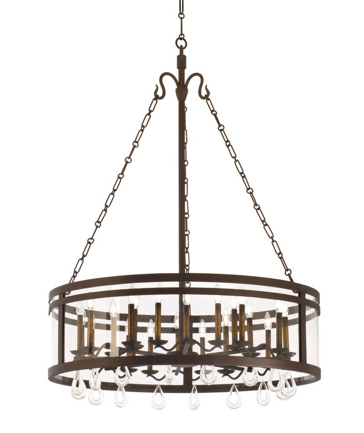 Kalco - 5799BZ - 24 Light Chandelier - Morris - Bronze
