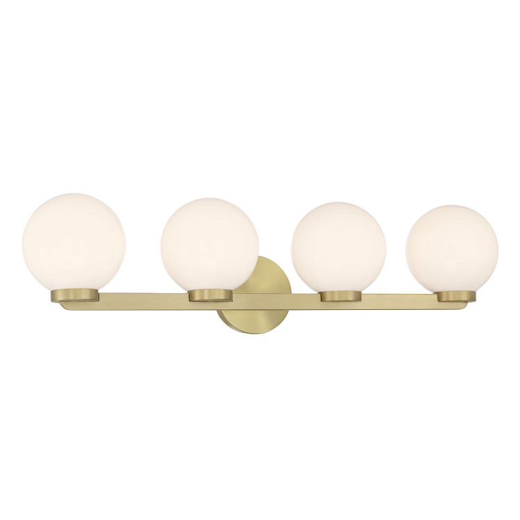 Millennium - 97004-VB - Four Light Vanity - Ardeva - Vintage Brass