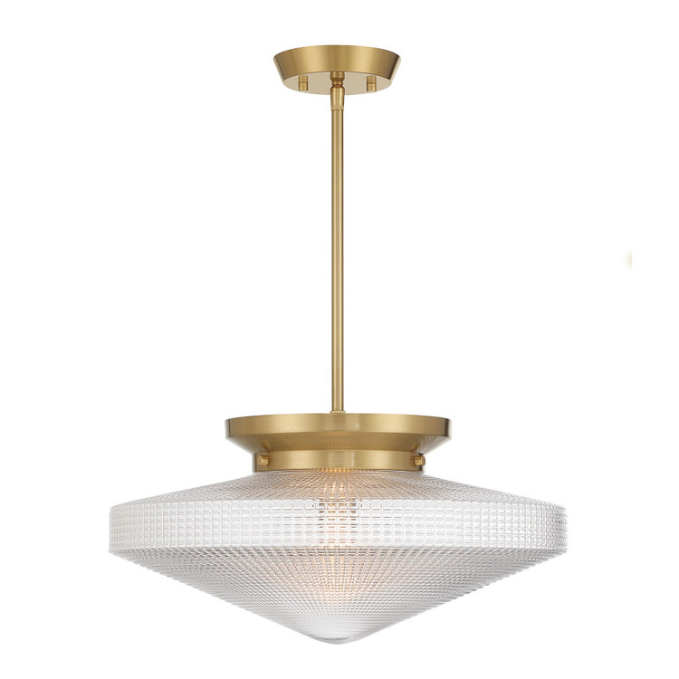 Savoy House - 6-4464-1-322 - One Light Convertible - Norwich - Warm Brass