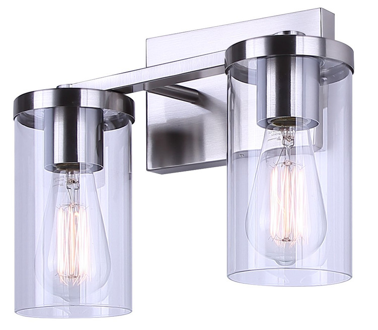 Canarm - IVL1234A02BN - Two Light Vanity - Britton - Brushed Nickel