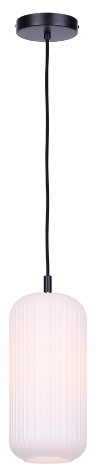 Canarm - IPL1250A01BK-OR - One Light Pendant - Malek - Matte Black