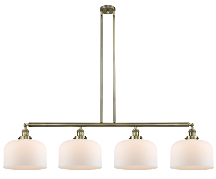 Innovations - 214-AB-G71-L-LED - LED Island Pendant - Franklin Restoration - Antique Brass