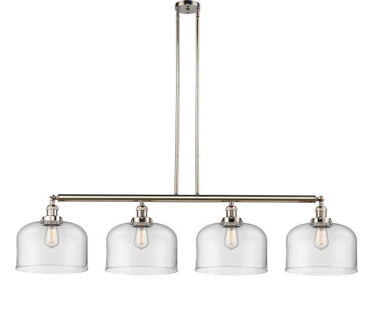 Innovations - 214-PN-G72-L-LED - LED Island Pendant - Franklin Restoration - Polished Nickel