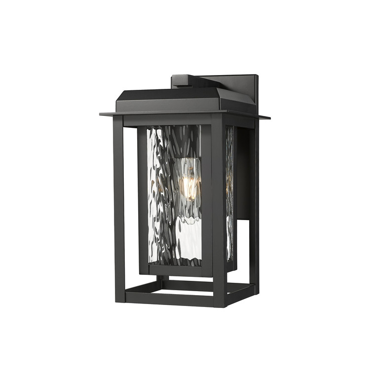 Innovations - 9951-1W-BK-13-CG-BK-WG - One Light Wall Sconce - Mansfield - Matte Black