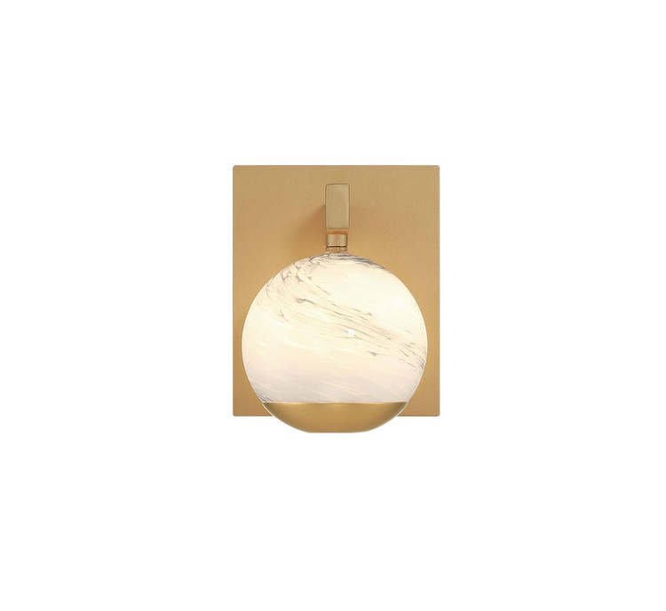 Lib & Co. - 12353-030 - LED Wall Mount - Baveno - Painted antique brass