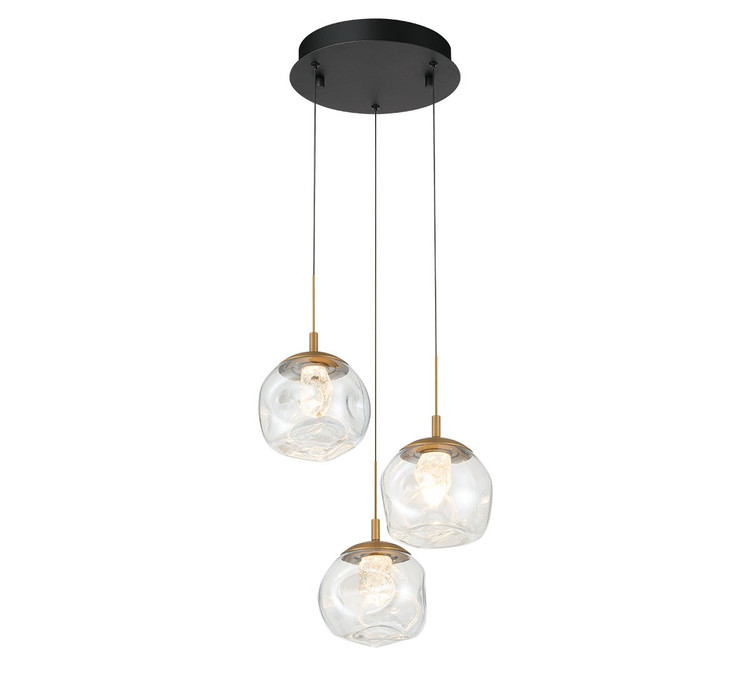 Lib & Co. - 12439-02 - LED Pendant - Camerino - Matte black