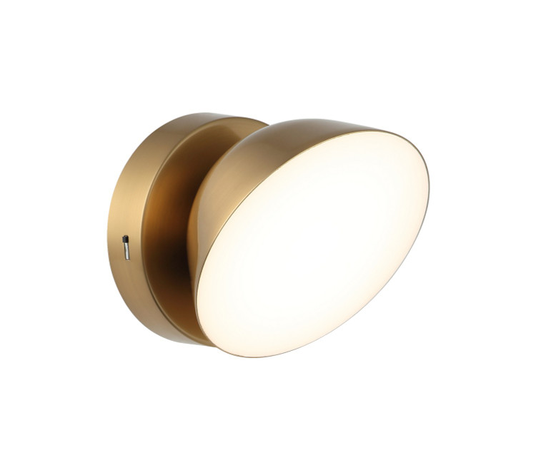Matteo Lighting - S18801AG - LED Wall Sconce - Emerson - Aged Gold Brass