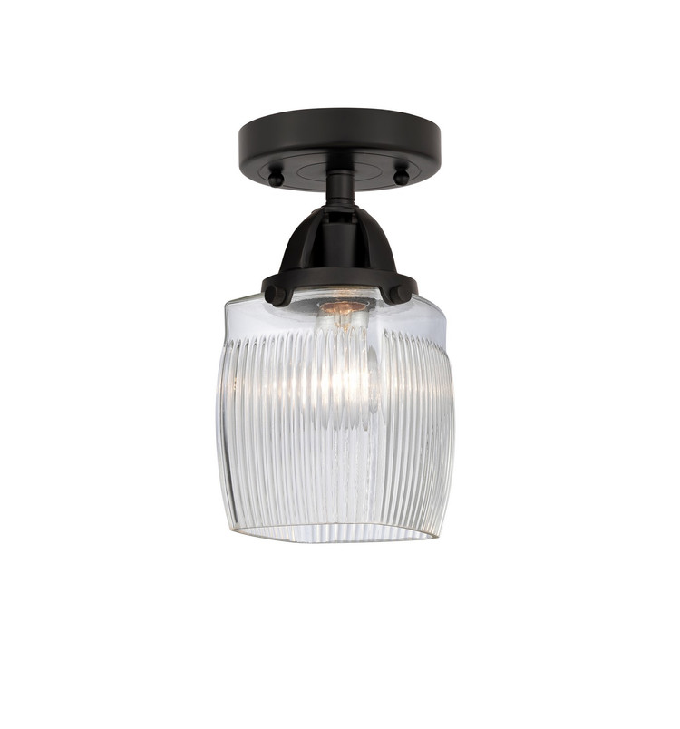 Innovations - 288-1C-BK-G302-LED - LED Semi-Flush Mount - Nouveau 2 - Matte Black Innovations - 288-1C-BK-G302-LED - LED Semi-Flush Mount - Nouveau 2 - Matte Black