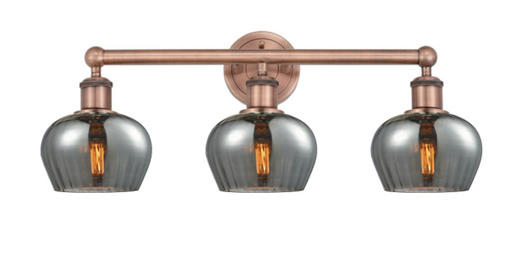 Innovations - 616-3W-AC-G93 - Three Light Bath Vanity - Edison - Antique Copper