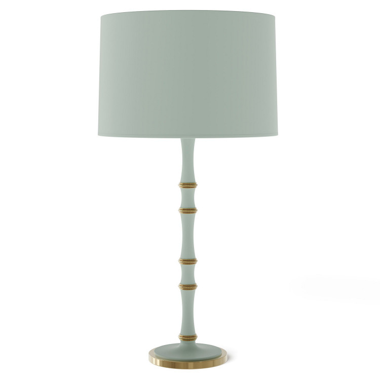 Robert Abbey - MCL71X - One Light Table Lamp - Kane - Matte Celadon w/Modern Brass