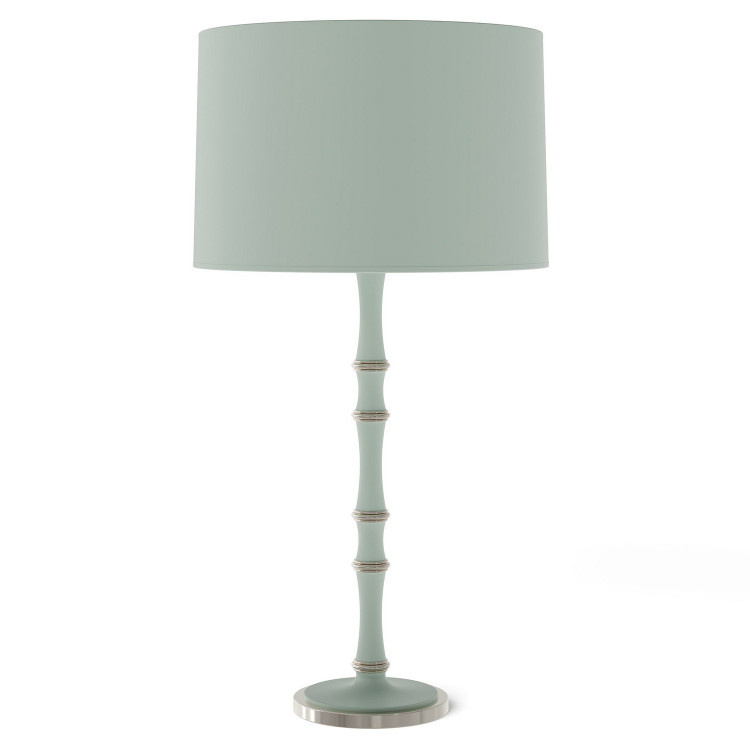 Robert Abbey - MCL72X - One Light Table Lamp - Kane - Matte Celadon w/Polished Nickel