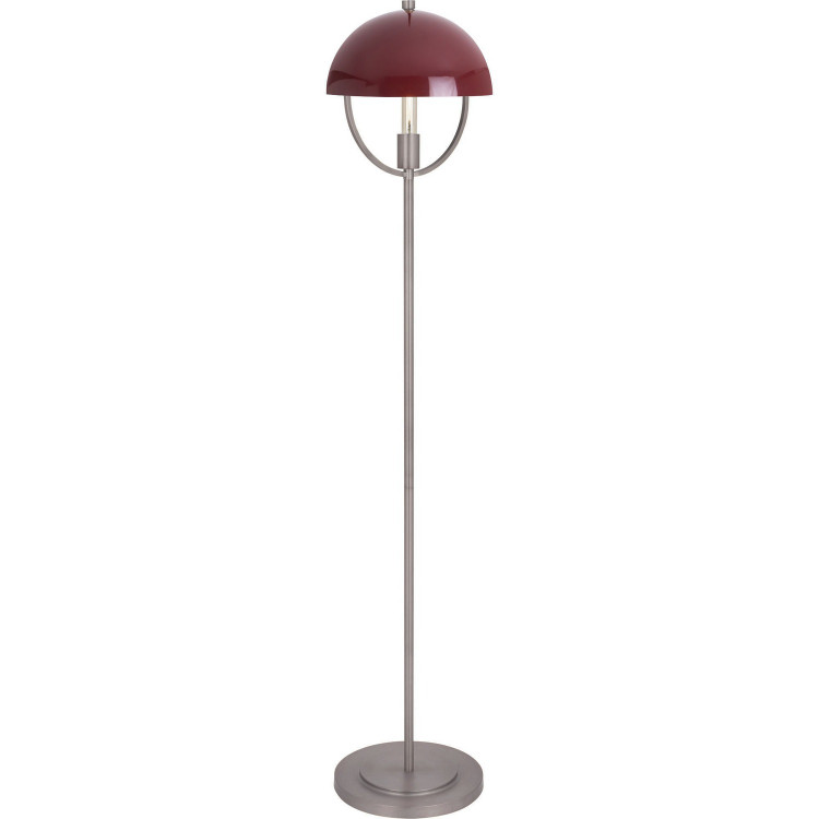 Robert Abbey - P601OX - One Light Floor Lamp - Mavisten Edition Copernica - Pewter w/Oxblood Painted