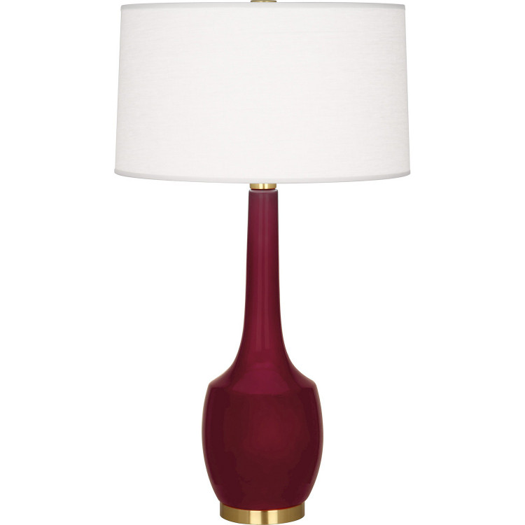 Robert Abbey - SM701 - One Light Table Lamp - Delilah - Sugar Plum Glazed Ceramic