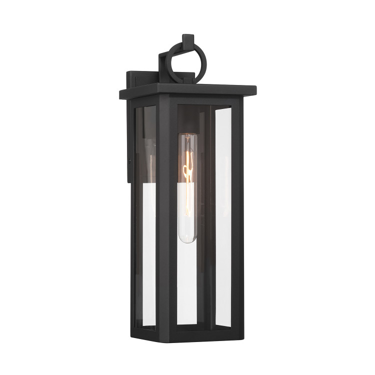 Crystorama - ED0811101MK - One Light Outdoor Wall Sconce - Boadie - Matte Black