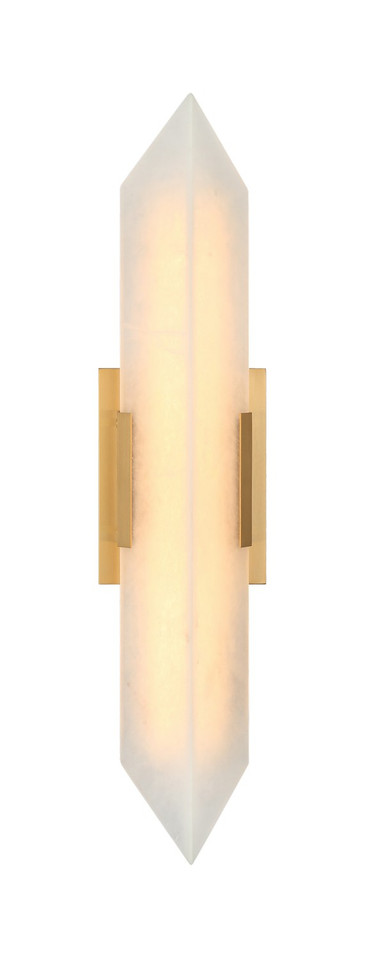 Matteo Lighting - S18724AG - LED Wall Sconce - Rigio - Aged Gold Brass