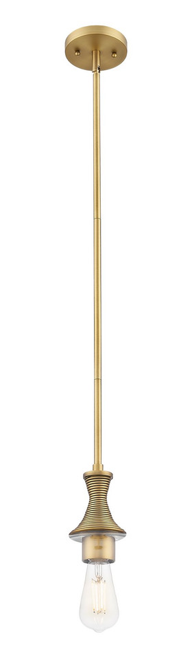 Innovations - 415-1S-BB - One Light Mini Pendant - Ballston - Brushed Brass