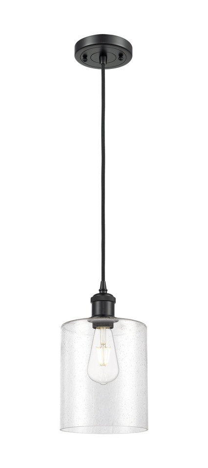 Innovations - 516-1P-BK-G4424-7 - One Light Mini Pendant - Ballston - Matte Black