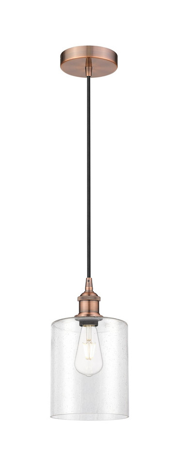 Innovations - 616-1P-AC-G4424-7 - One Light Mini Pendant - Edison - Antique Copper