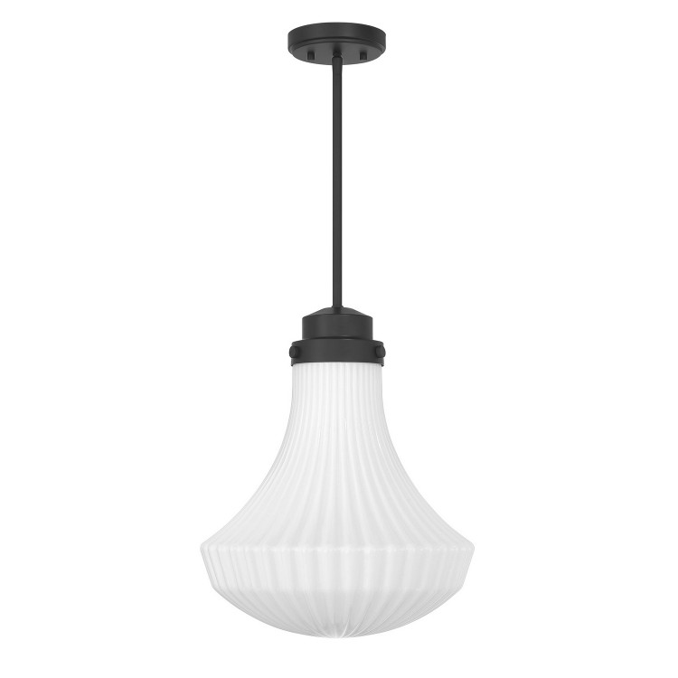 Savoy House - 7-0108-1-89 - One Light Pendant - Bartlet - Matte Black
