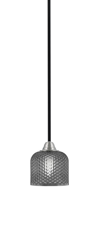 Toltec Lighting - 3401-MBBN-4612 - One Light Mini Pendant - Paramount - Matte Black & Brushed Nickel