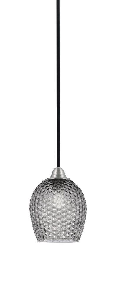 Toltec Lighting - 3401-MBBN-4902 - One Light Mini Pendant - Paramount - Matte Black & Brushed Nickel