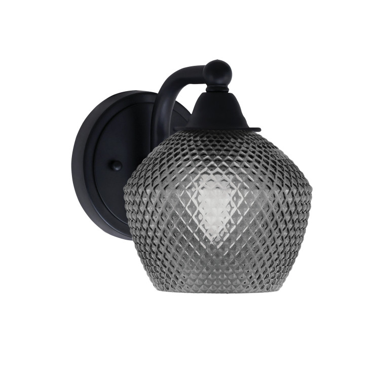 Toltec Lighting - 3421-MB-4622 - One Light Wall Sconce - Paramount - Matte Black