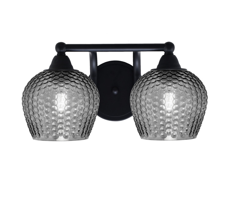 Toltec Lighting - 3422-MB-4602 - Two Light Bath Bar - Paramount - Matte Black