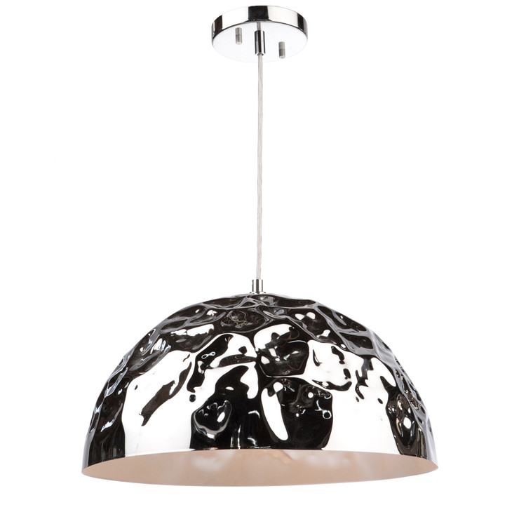 Artcraft - AC10740CH - One Light Pendant - Forged Metal - Chrome