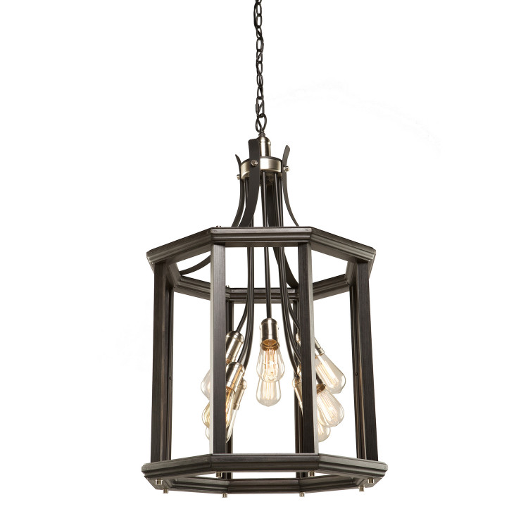 Artcraft - AC11229BN - Eight Light Chandelier - Sandalwood - Brushed Nickel Artcraft - AC11229BN - Eight Light Chandelier - Sandalwood - Brushed Nickel