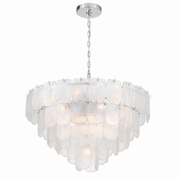 Artcraft - AC12053CR - 19 Light Chandelier - Bianca - Polished Nickel Crystalline