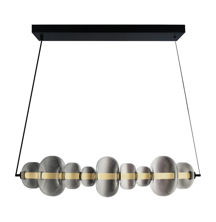 Artcraft - AC6911SM - LED Island Pendant - Astra - Black