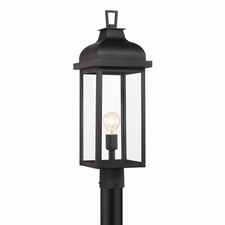 Artcraft - AC8183BK - One Light Outdoor Post Mount - Madrid - Black
