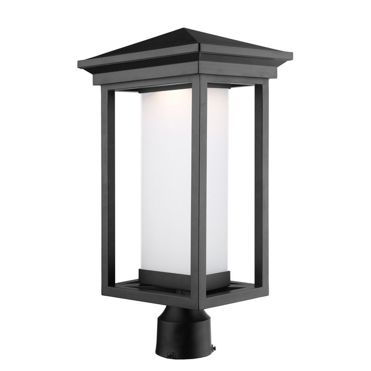 Artcraft - AC9133BK - LED Post Lantern - Overbrook - Black