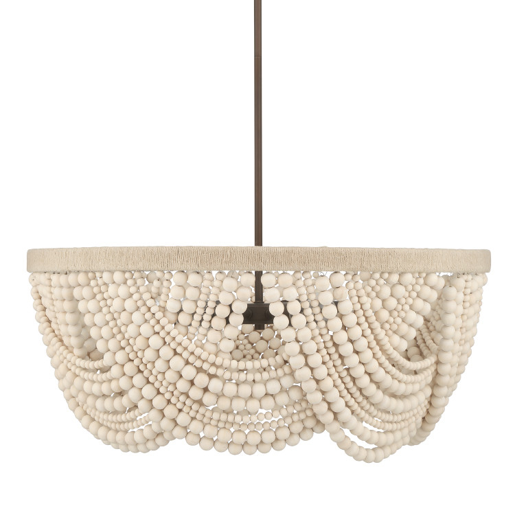 Hunter - 48189 - Six Light Chandelier - Autumndale - Matte Bronze