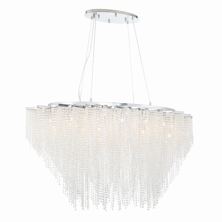 Eurofase - 43884-018 - COHEN-CHD-18LT-48IN-CHR - COHEN - Chrome