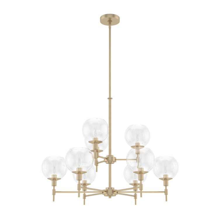 Hunter - 19745 - Nine Light Chandelier - Xidane - Alturas Gold