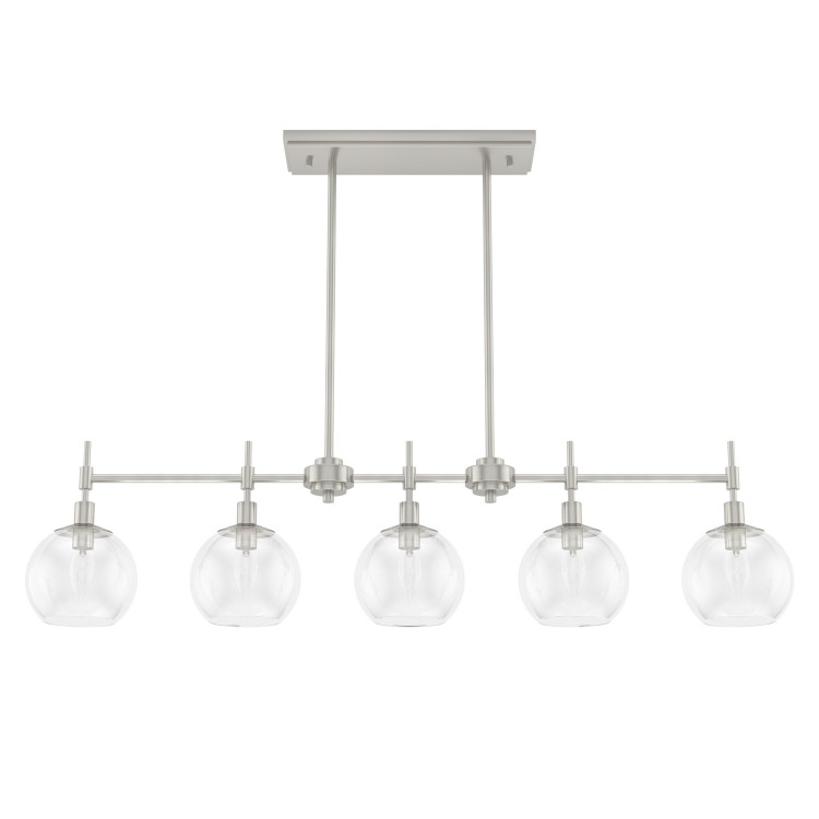 Hunter - 19748 - Five Light Chandelier - Xidane - Brushed Nickel