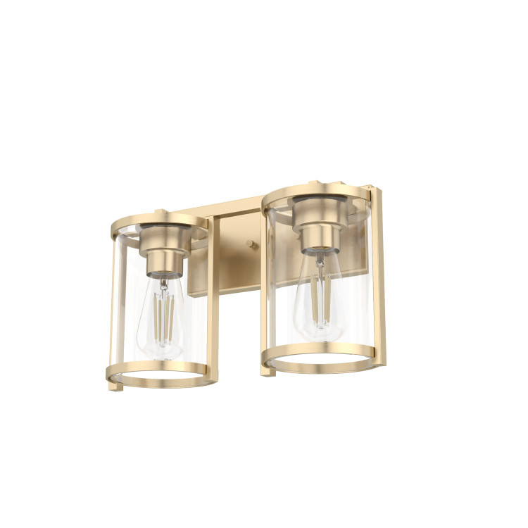 Hunter - 48001 - Two Light Vanity - Astwood - Alturas Gold