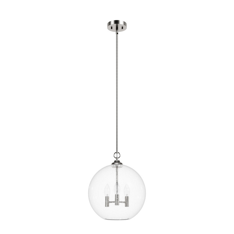 Hunter - 48061 - Three Light Pendant - High Oaks - Brushed Nickel Hunter - 48061 - Three Light Pendant - High Oaks - Brushed Nickel