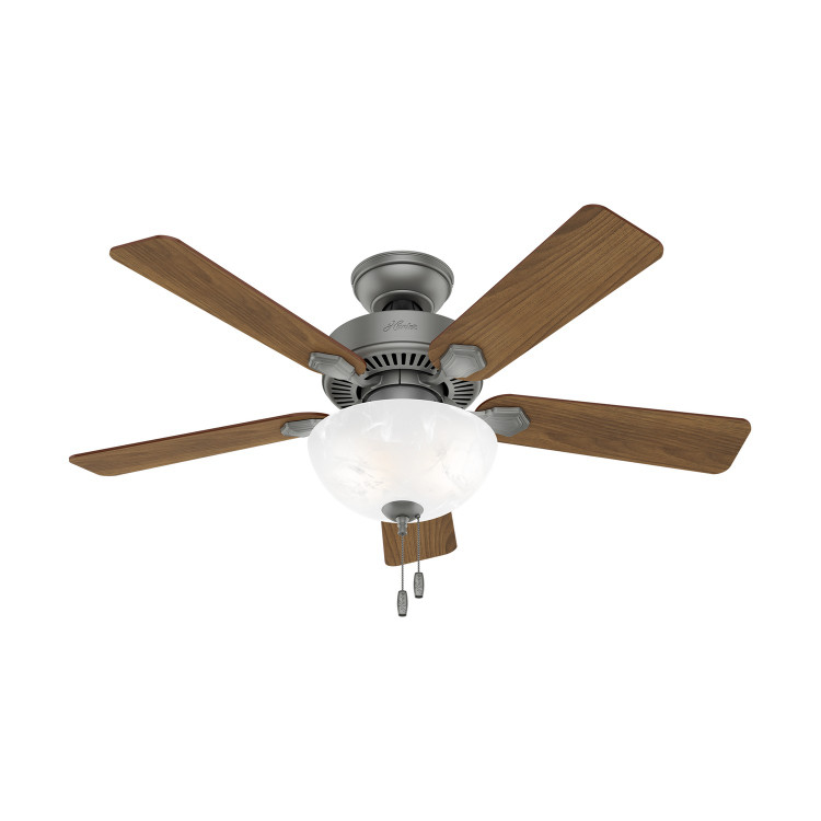 Hunter - 50904 - 44 Ceiling Fan - Swanson - Matte Silver