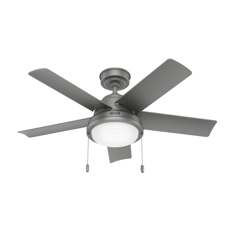 Hunter - 51440 - 44Ceiling Fan - Seawall - Matte Silver Hunter - 51440 - 44Ceiling Fan - Seawall - Matte Silver